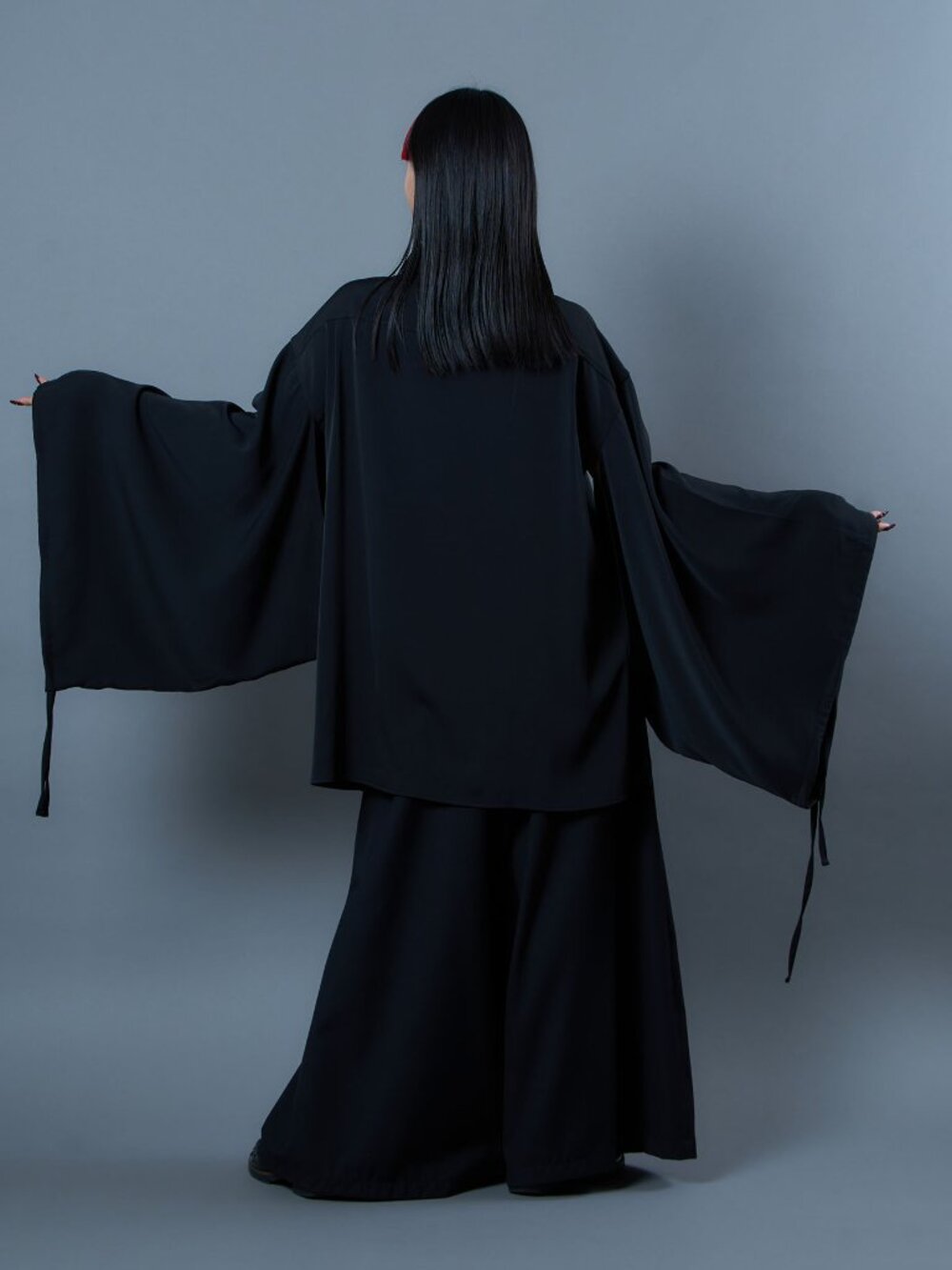 NWT NOT CONVENTIONAL Shirring Kimono Shirt - Picture 2 of 6